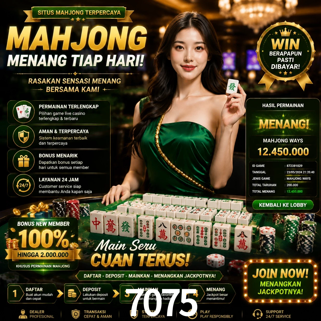 Cashback VIP 7075 - reembolso semanal
